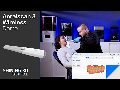 Intraoral Scanner Aoralscan 3 Wireless - Practical Demonstration