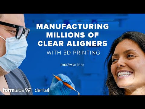 How Modern Clear Manufactures Millions of Clear Aligners With 3D Printing